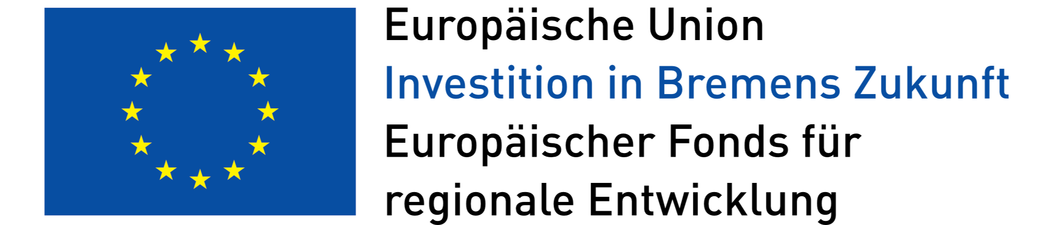 European Union - Investing in Bremen's Future - European Regional Development Fund Logo